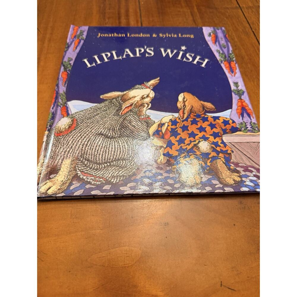 LIPLAP’S WISH Jonathan London Sylvia Long SIGNED First Edition 1994 Hardcover